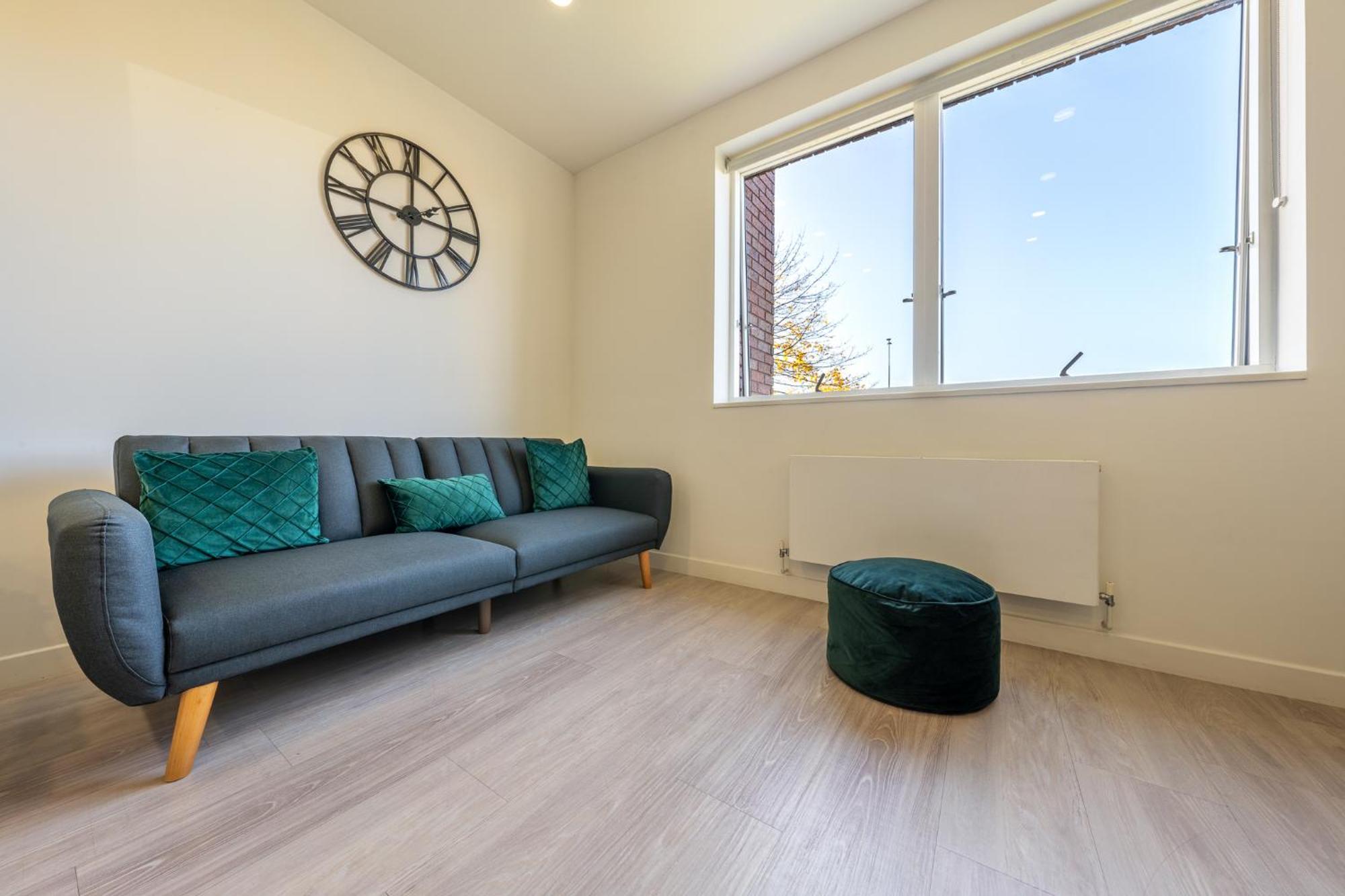 Luxury 1 Bedroom Serviced Apartment With Roof Terrace & Gym Stevenage Dış mekan fotoğraf
