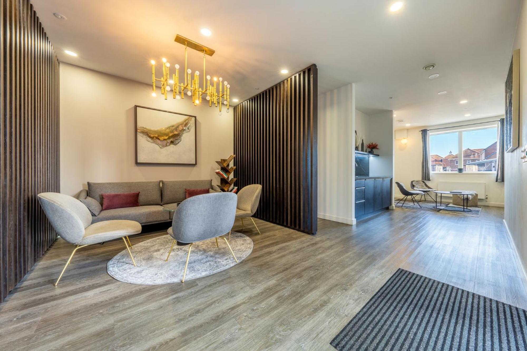 Luxury 1 Bedroom Serviced Apartment With Roof Terrace & Gym Stevenage Dış mekan fotoğraf
